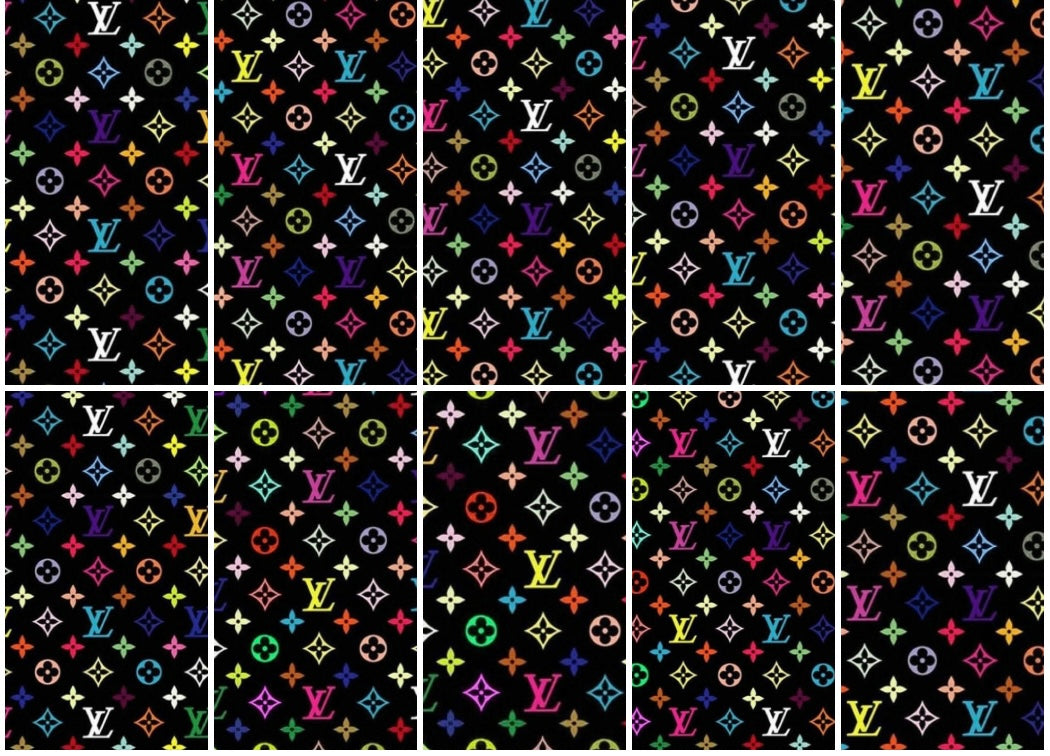 Black Monogram Sheet