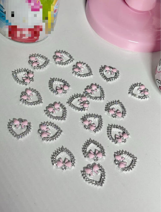 Bling Heart Bows