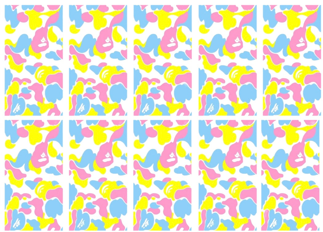 Pastel Camo Sheet