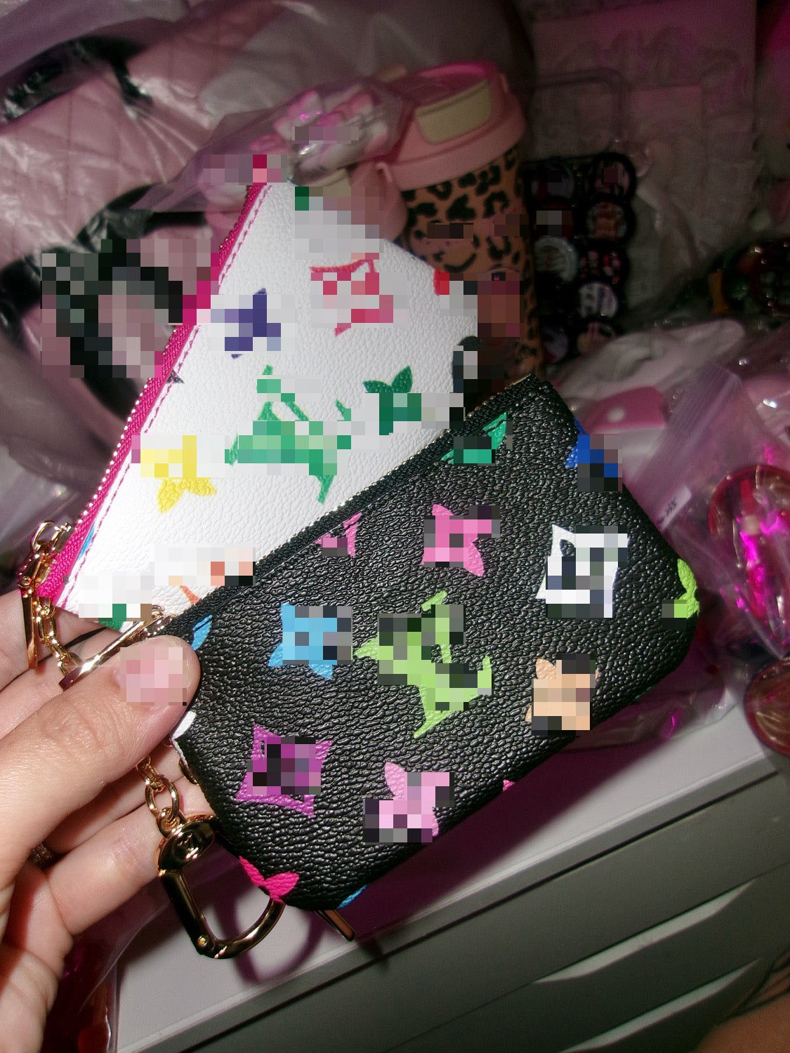 Colorful Monogram CoinPouches
